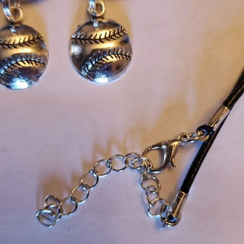 Set of 10 Baseball Party Favors Necklaces